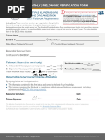 BACB Fieldwork Checklist & Requirements | PDF | Field Research
