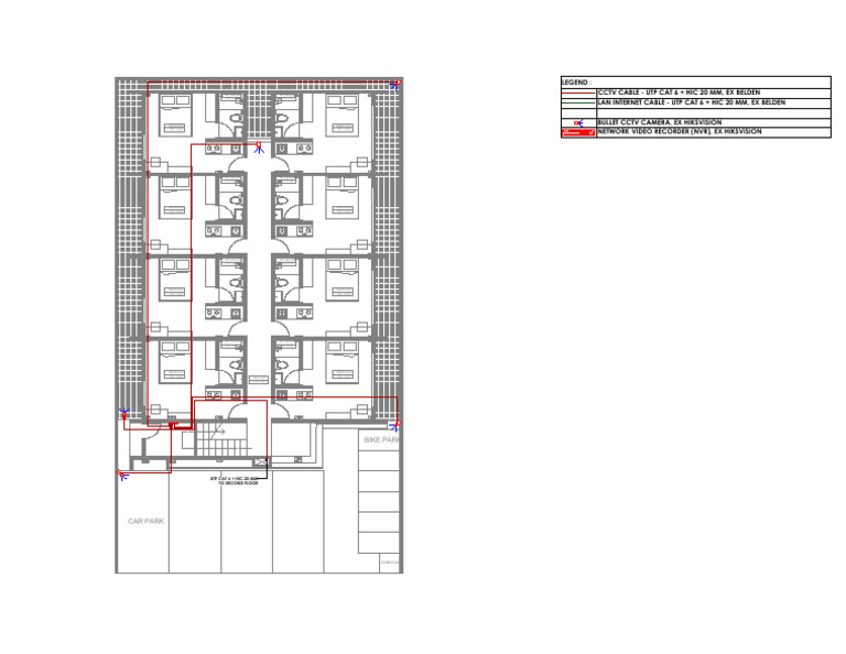 Building Layout with CCTV Details | PDF