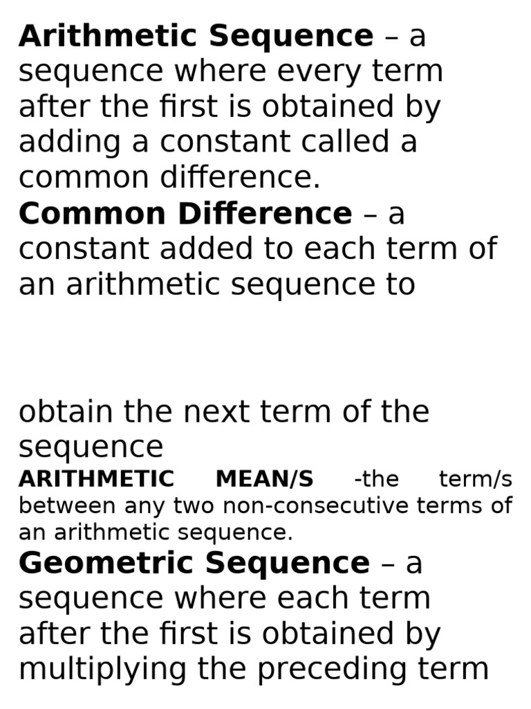 Understanding Sequences and Formulas | PDF | Sequence | Number Theory