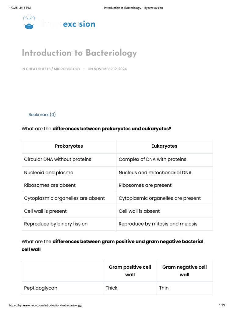 Prokaryotes vs Eukaryotes Explained | PDF | Bacteria | Cell (Biology)