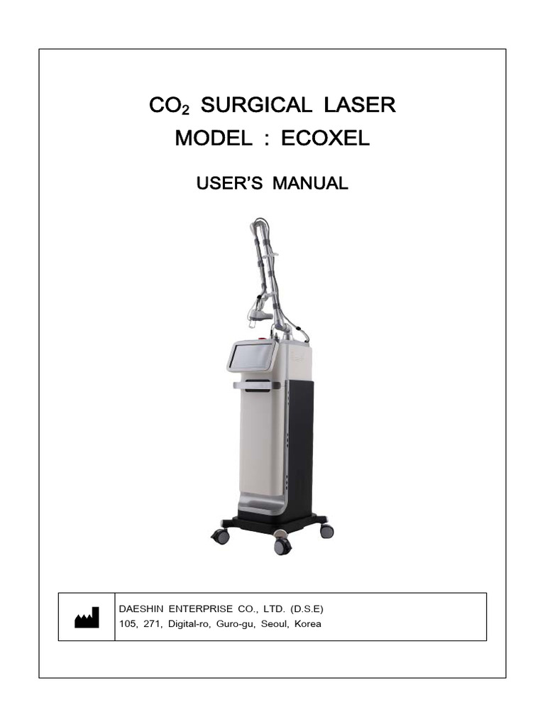 CO2 Surgical Laser User Manual | PDF | Mains Electricity | Laser