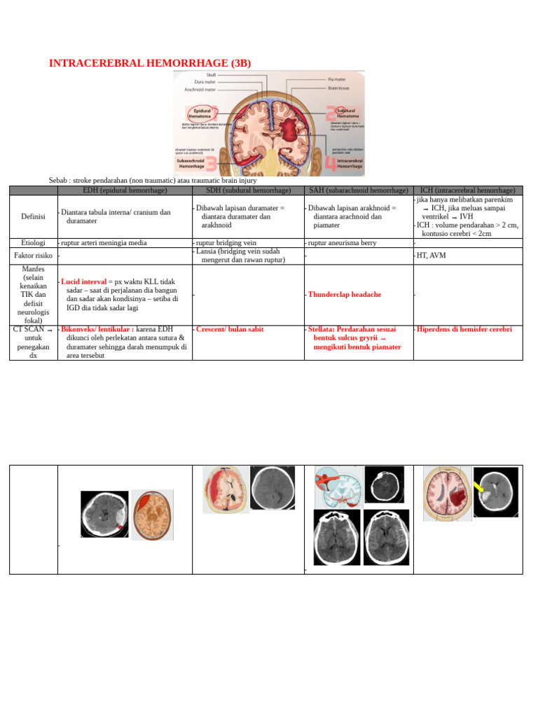 Penanganan Intracerebral Hemorrhage dan TBI | PDF