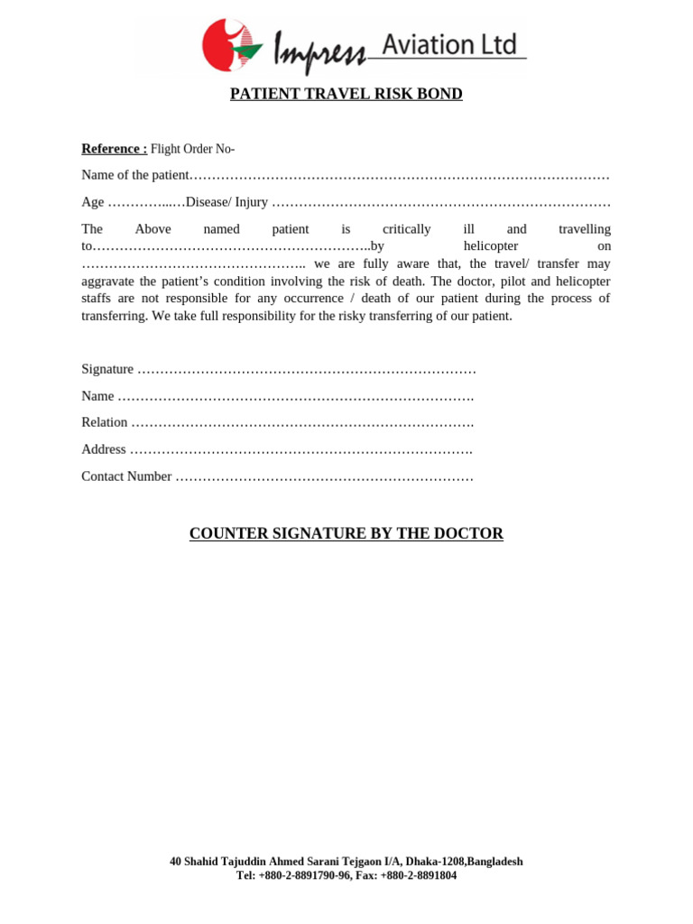 Travel Risk Bond | PDF