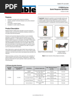 Reliable Model G Sprinkler Catalogue | PDF | Fire Sprinkler System | Screw