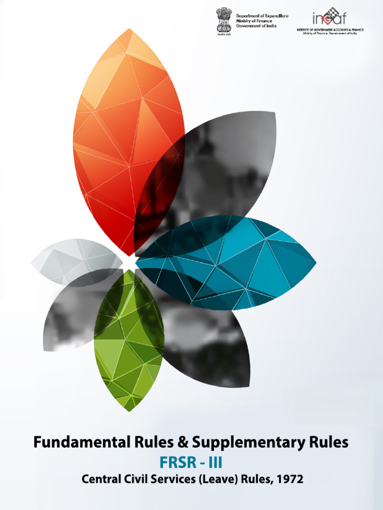 FR SR Leave Rules 3 | PDF