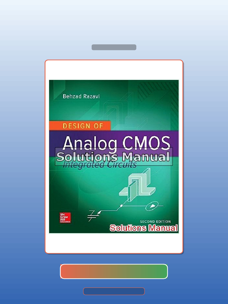 Test Bank for Design of Analog CMOS Integrated Circuits 2nd Edition ...