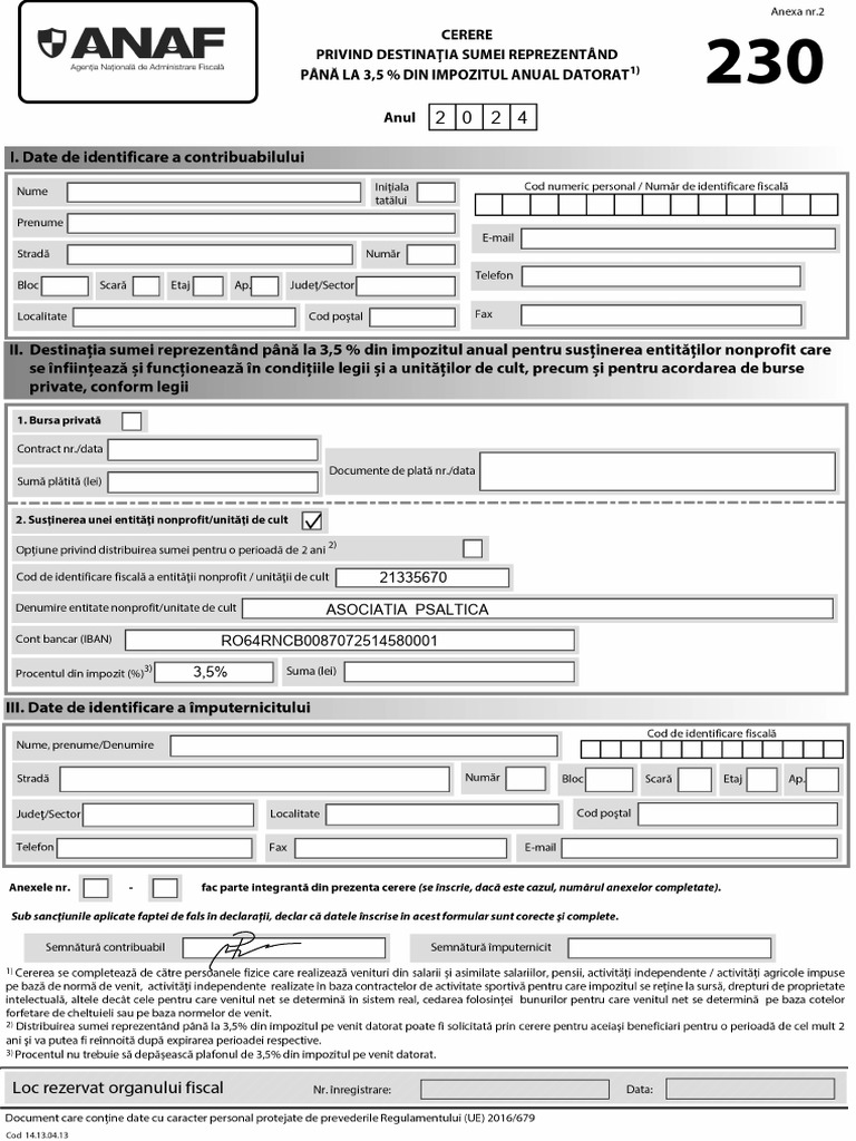 Formular 230 As | PDF