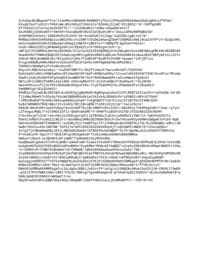 Encrypted Data String Analysis | PDF