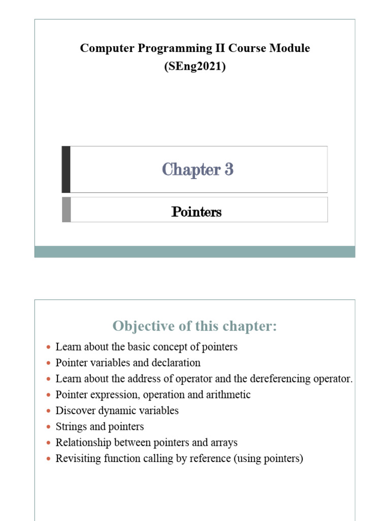 Understanding Pointers in C++ Programming | PDF | Pointer (Computer ...