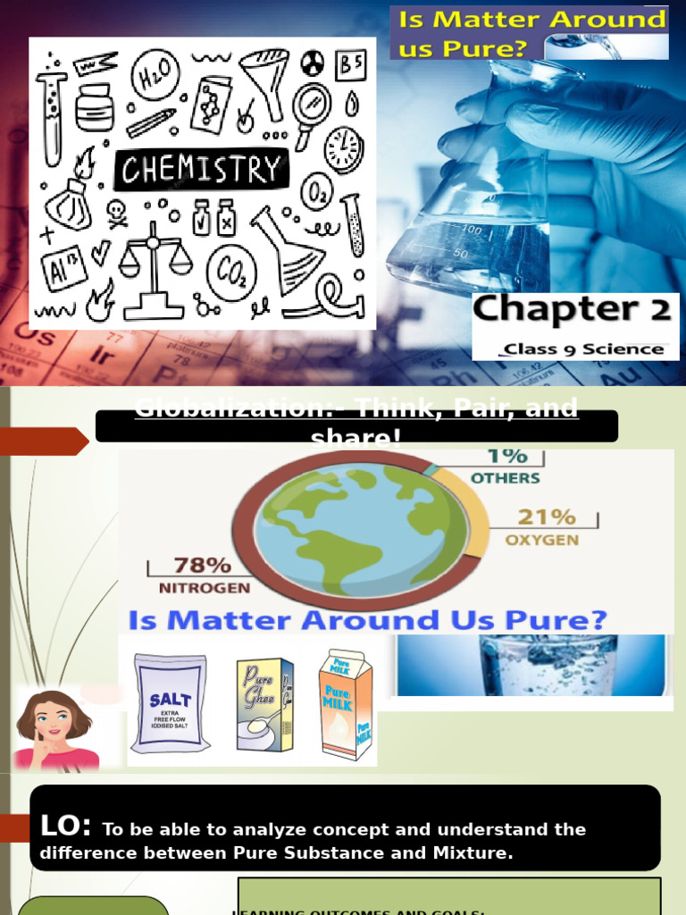 Understanding Pure Substances and Mixtures | PDF | Mixture | Chemical ...