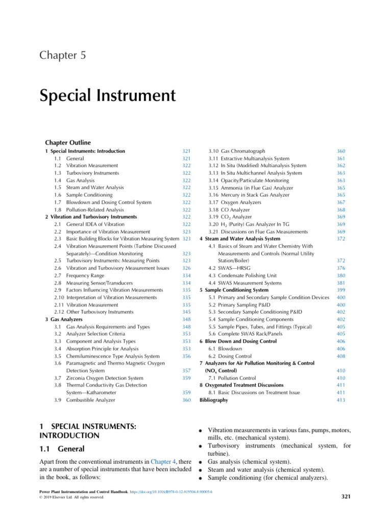 Special Instruments in Power Plants | PDF | Turbine | Frequency