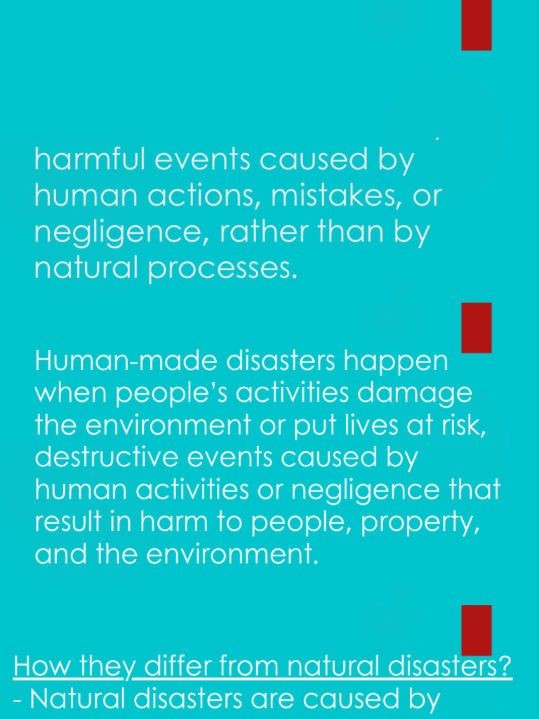 Human-Made Disasters Explained | PDF