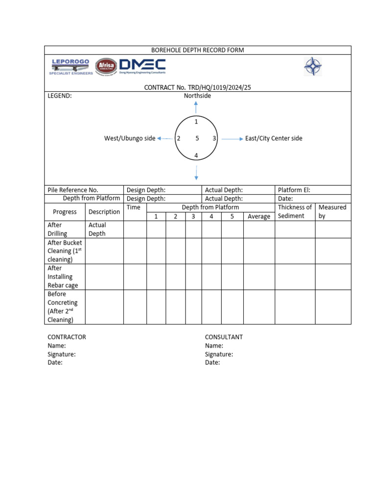 Depth and Slurry Check | PDF