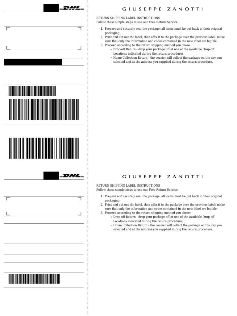 GLS Certified Return Shipping Guide | PDF