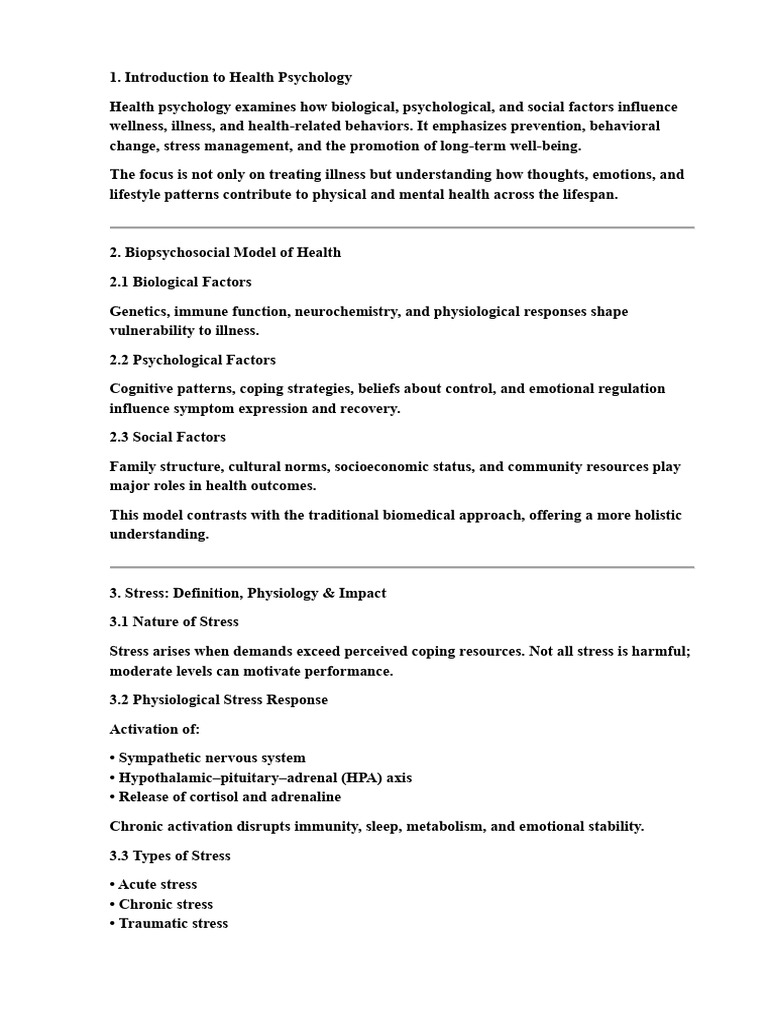 hbetrhrgre534626 | PDF | Stress (Biology) | Chronic Condition