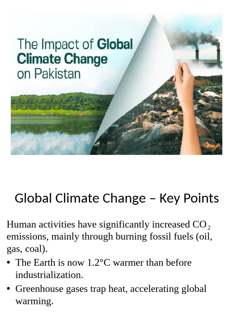 Pakistan's Climate Change Challenges | PDF | Climate Change | Natural ...