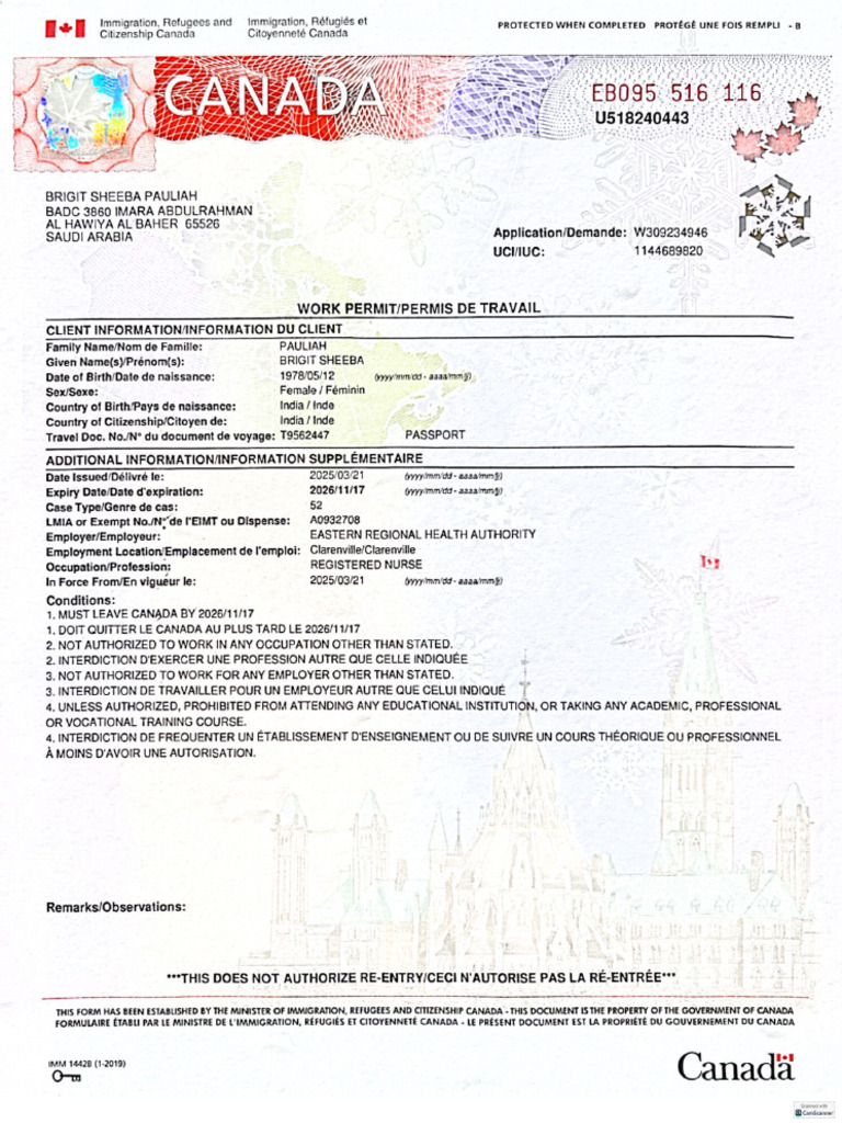 Work Permit | PDF
