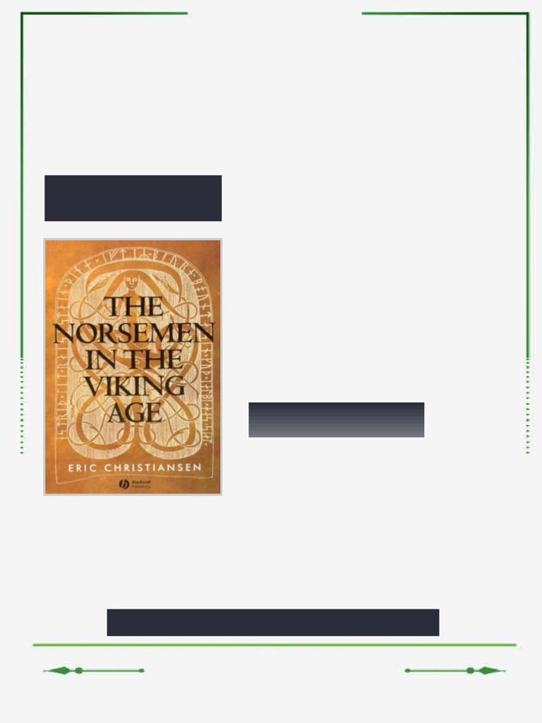 The Norsemen in the Viking Age 1st Edition Eric Christiansen ebook ...
