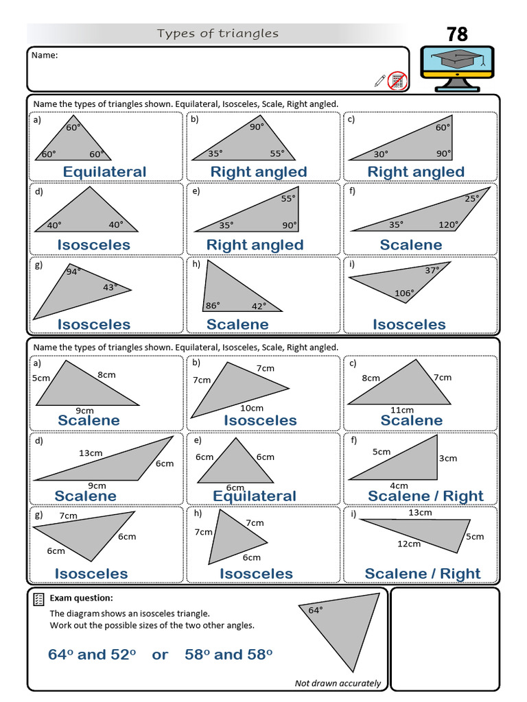 Types of Triangles Explained | PDF | Triangle | Euclid
