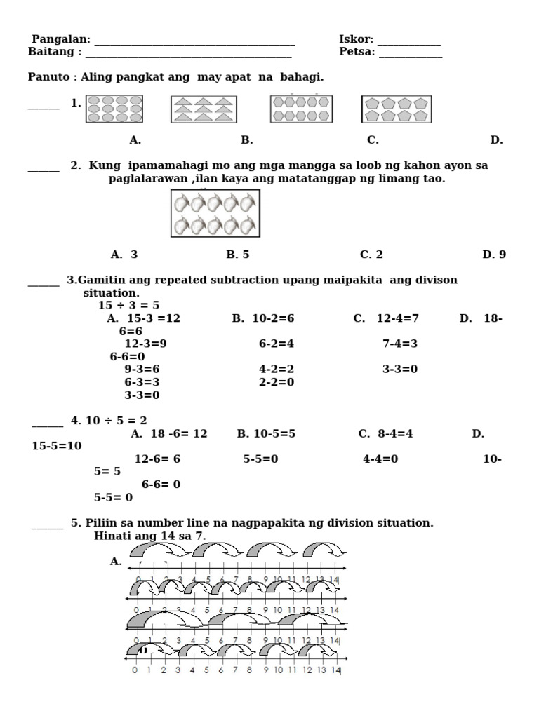 Pt Mathematics 2 q3 | PDF