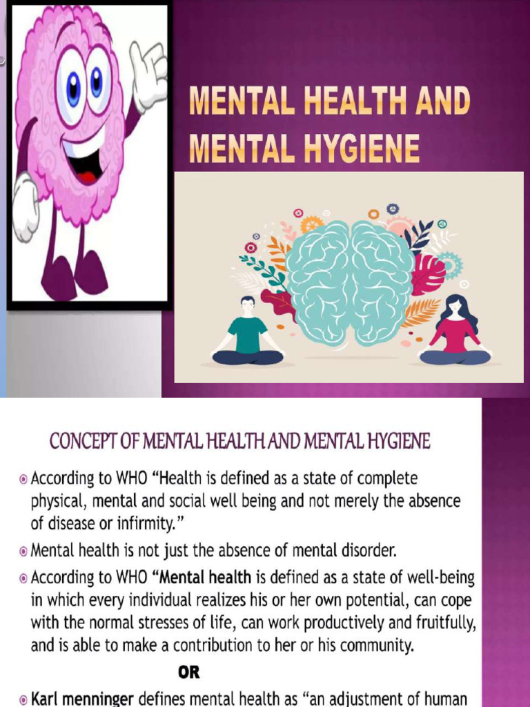 Unit 3 Mental Health and Mental Hygiene | PDF