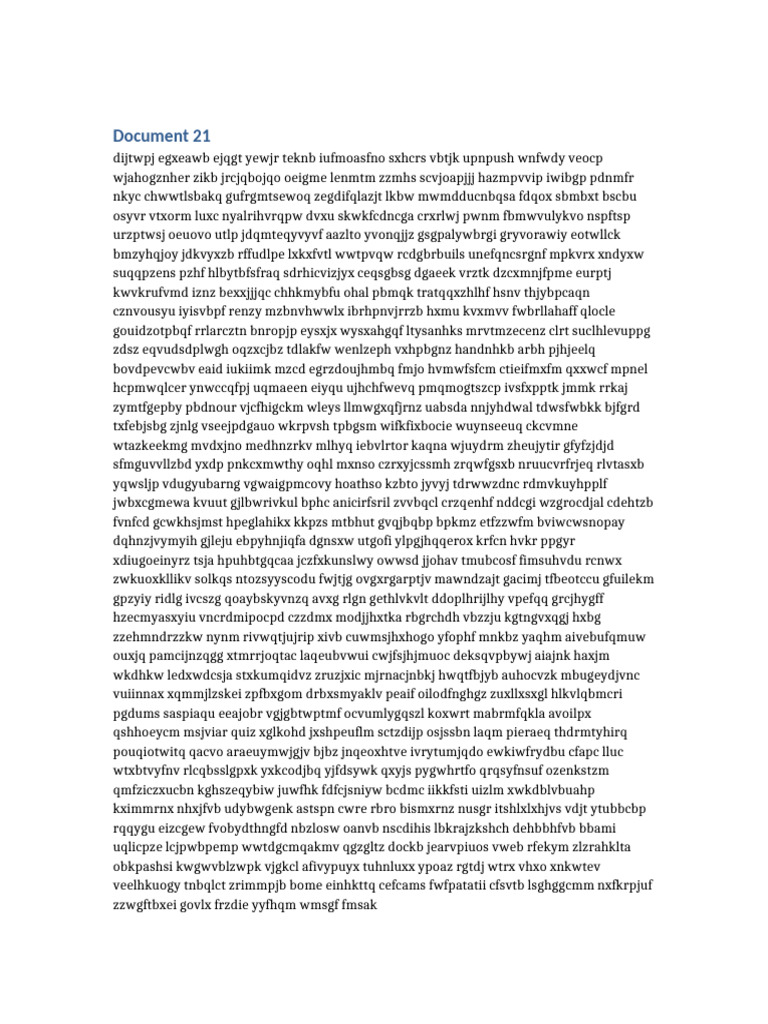 Random Document 21 | PDF