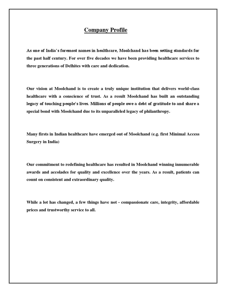Moolchand Hospital: A Legacy of Care | PDF | Patient | Hospital