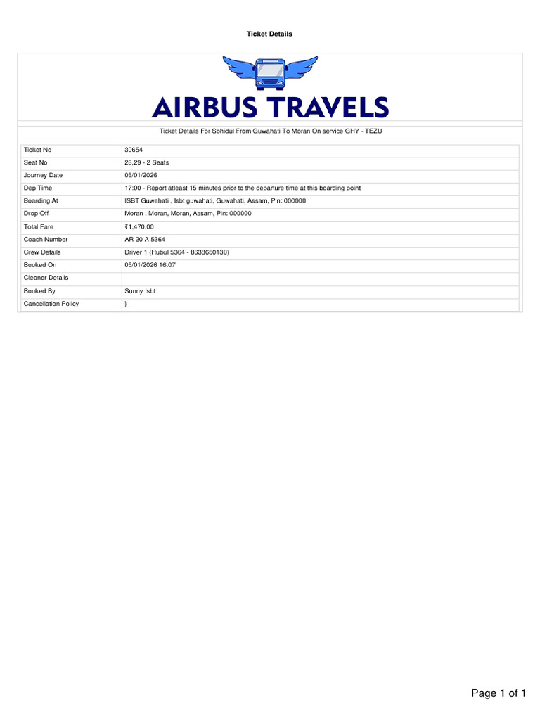 Ticket Details (2) | PDF