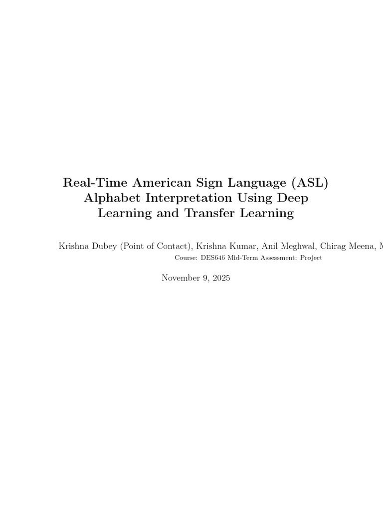work_log (2) | PDF | Accuracy And Precision | Sign Language