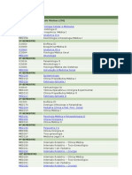 Grade Curricular - Ufba - Medicina