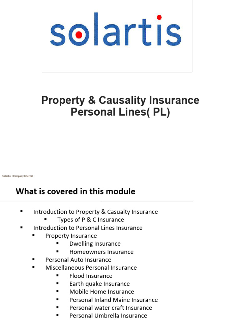 Personal Lines Property Insurance Guide | PDF | Cost Of Living | Home ...