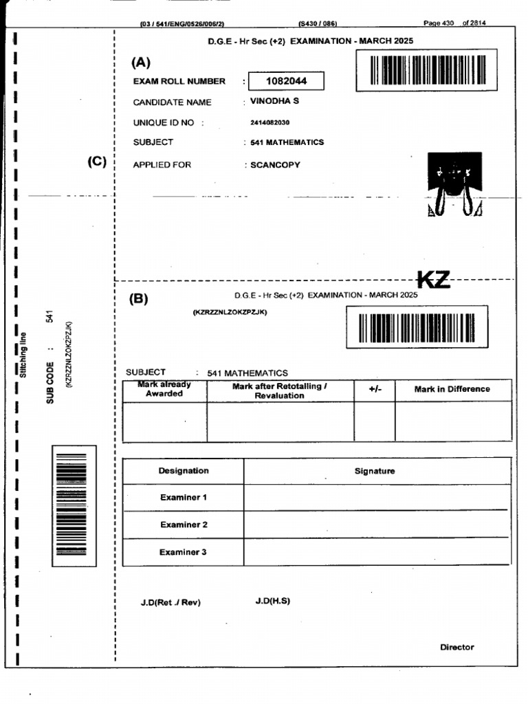 Mathematics Scan | PDF