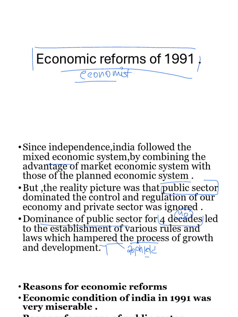 India’s 1991 Economic Reforms Explained | PDF | Taxes | Globalization