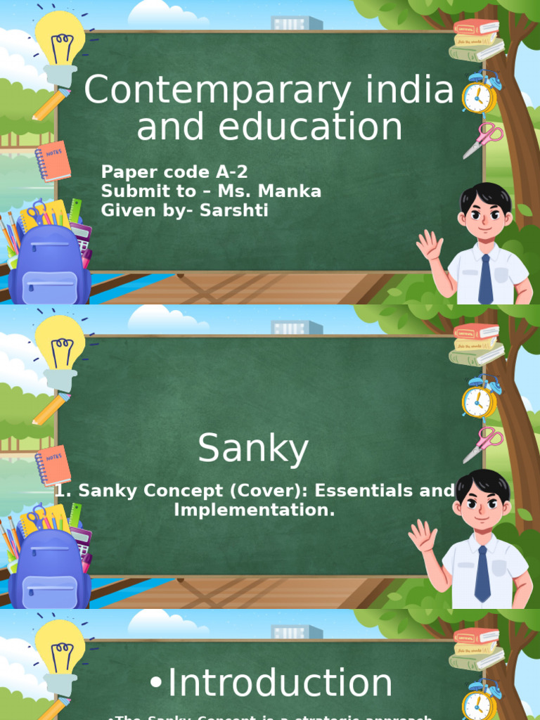 Enhancing Education with the Sanky Concept | PDF | Learning | Curriculum