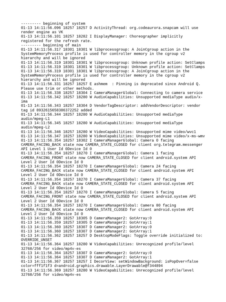 Log Cat 1768302716272 | PDF | Software Development | Object Oriented ...