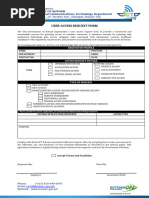 Network Access Request Form 3.0 | PDF | Computing | Cyberspace