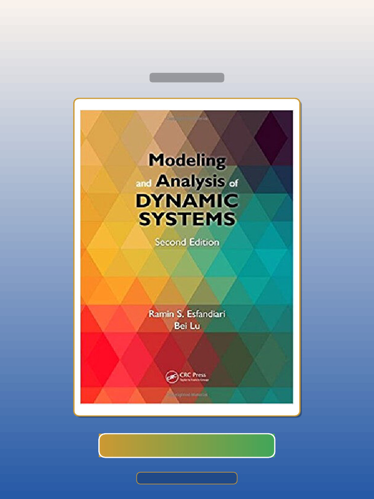 Test Bank for Modeling and Analysis of Dynamic Systems 2nd Esfandiari | PDF