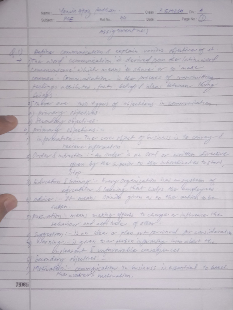 Pce Assignment 1 Yamin Pathan A44 | PDF