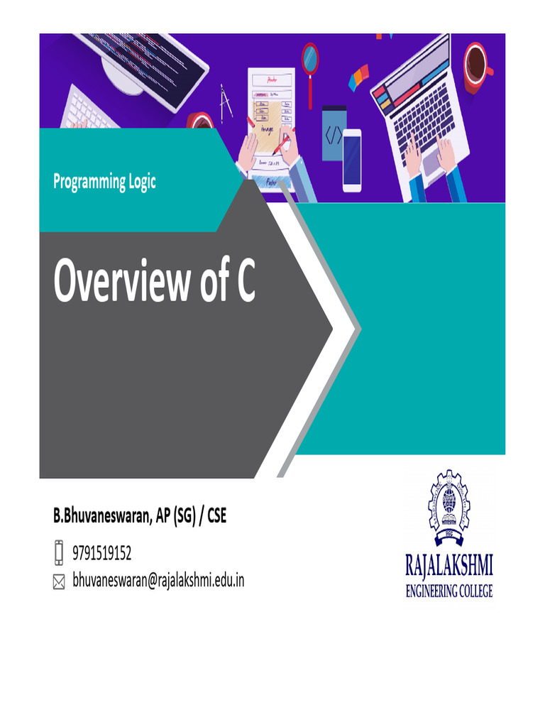 01-overviewofc-250915060428-9021693c | PDF | Computer Program | Programming