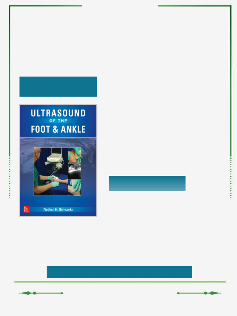 Ultrasound of The Foot and Ankle 1st Edition Editor eBook manual ...