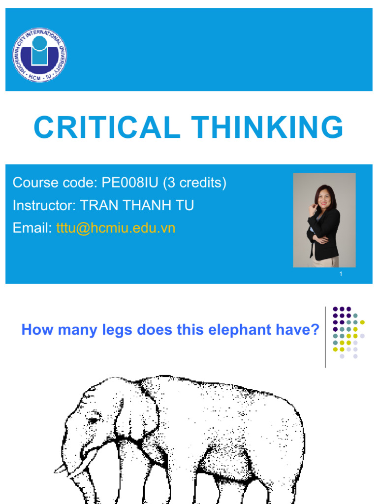 IU Critical Thinking - Chap 5 | PDF | Fallacy | Argument