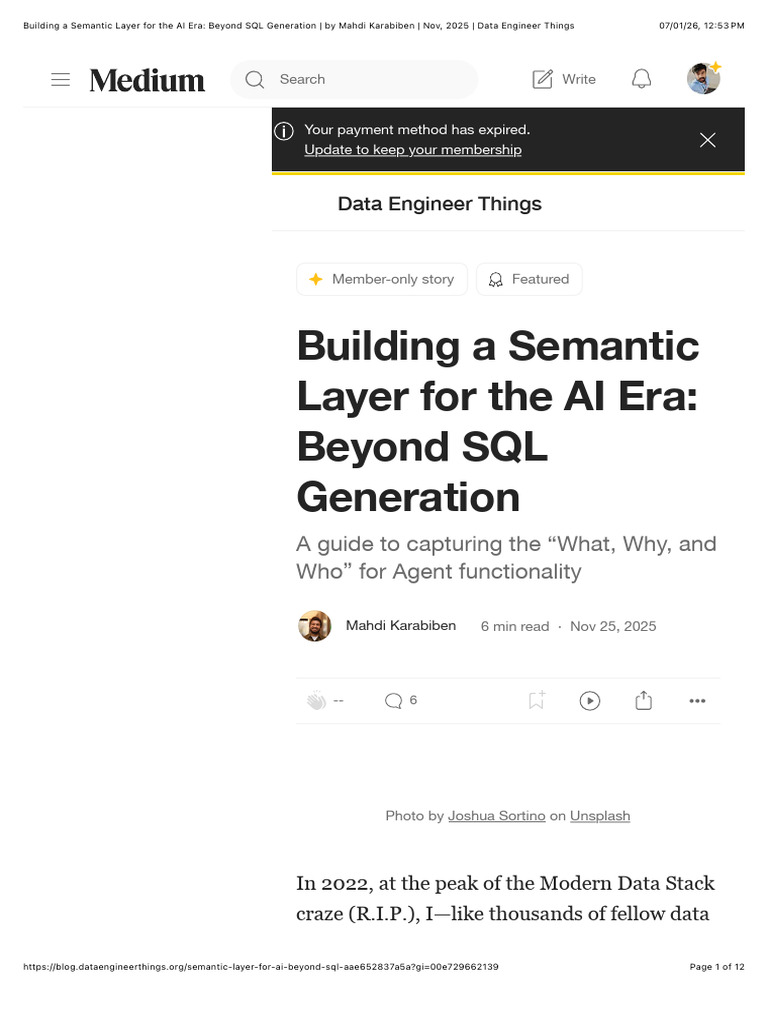 Semantic Layer for AI: Beyond SQL | PDF | Artificial Intelligence ...