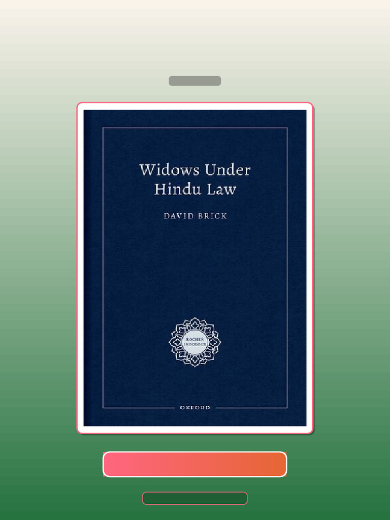 Test Bank for Widows Under Hindu Law David Brick | PDF | Multiple ...