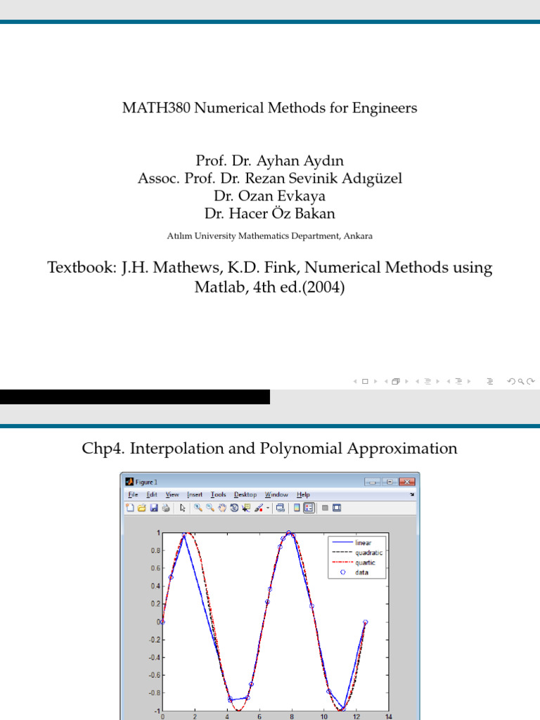 Numerical Methods: Interpolation Techniques | PDF | Interpolation ...