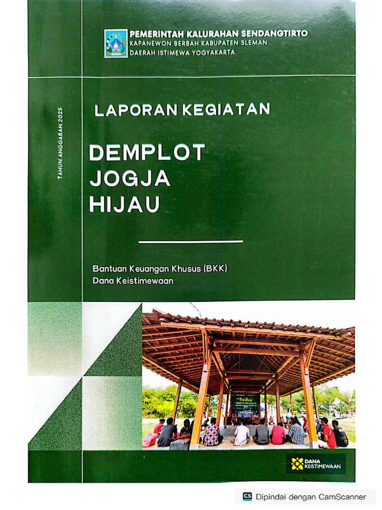 Laporan Demplot Jogja Hijau Sendangtirto | PDF