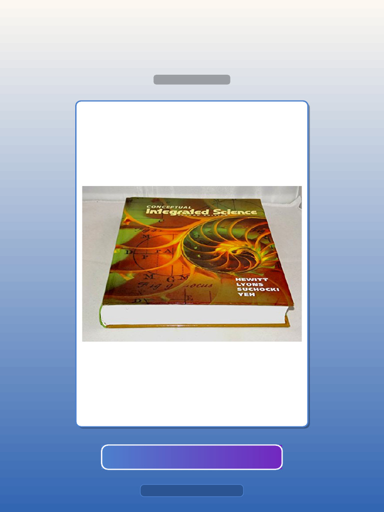 Test Bank for Conceptual Integrated Science Hardcover 2007 | PDF ...