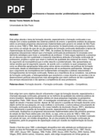 Formação continuada de professores e fracasso escolar