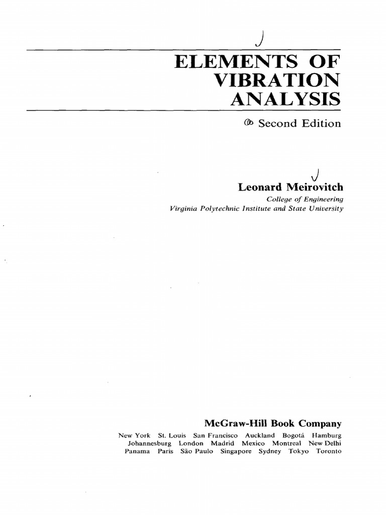 Vibration Analysis Fundamentals Guide | PDF | Fourier Series | Laplace ...