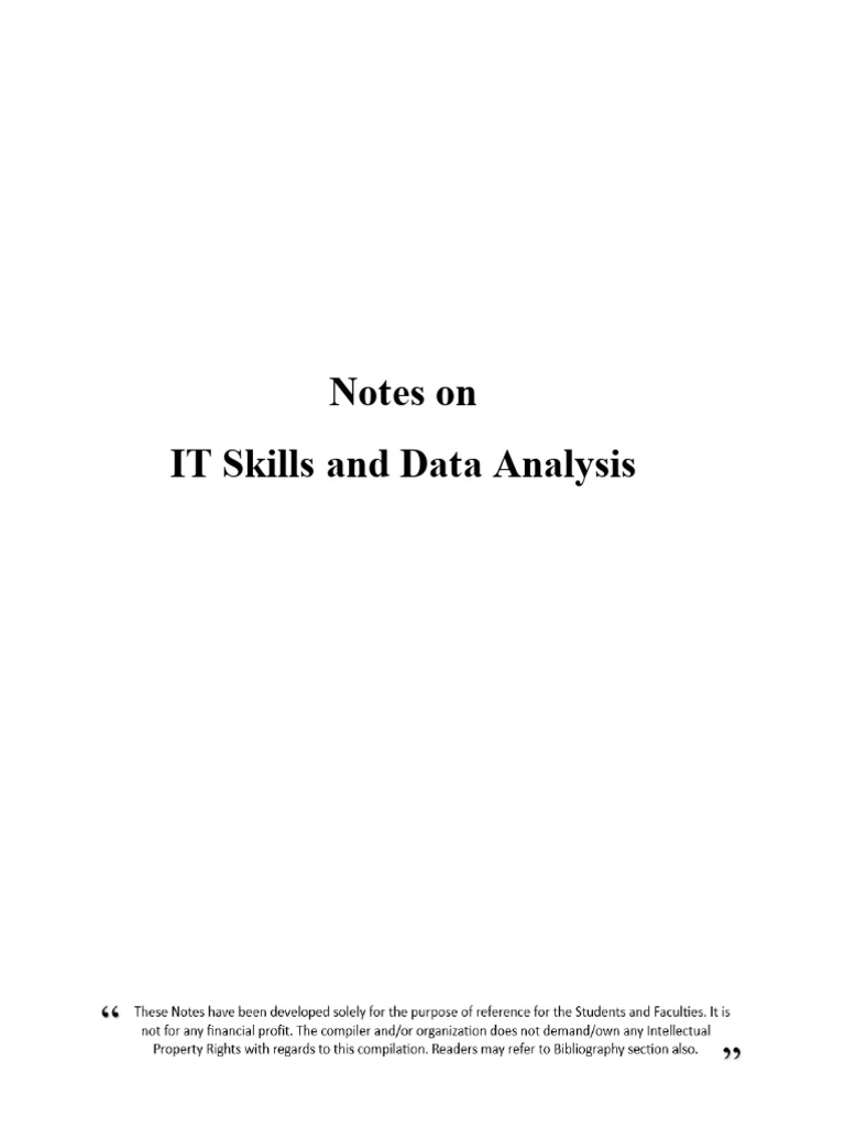 IT Skills and Data Analysis | PDF | Window (Computing) | Operating System