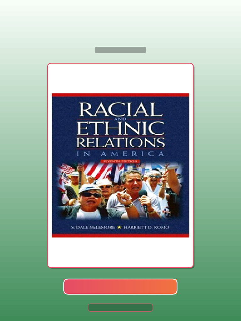Test Bank for Racial and Ethnic Relations in America 7th Edition ...